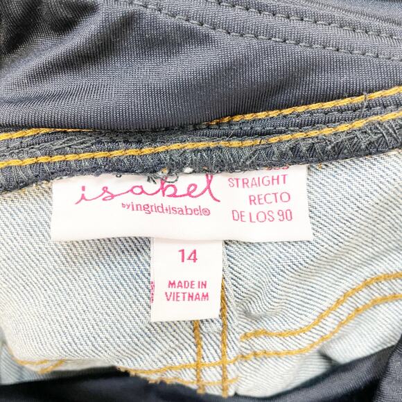 Isabel By Ingrid & Isabel Over Belly High Rise Straight Maternity Pants Size 14 - Picture 5 of 6
